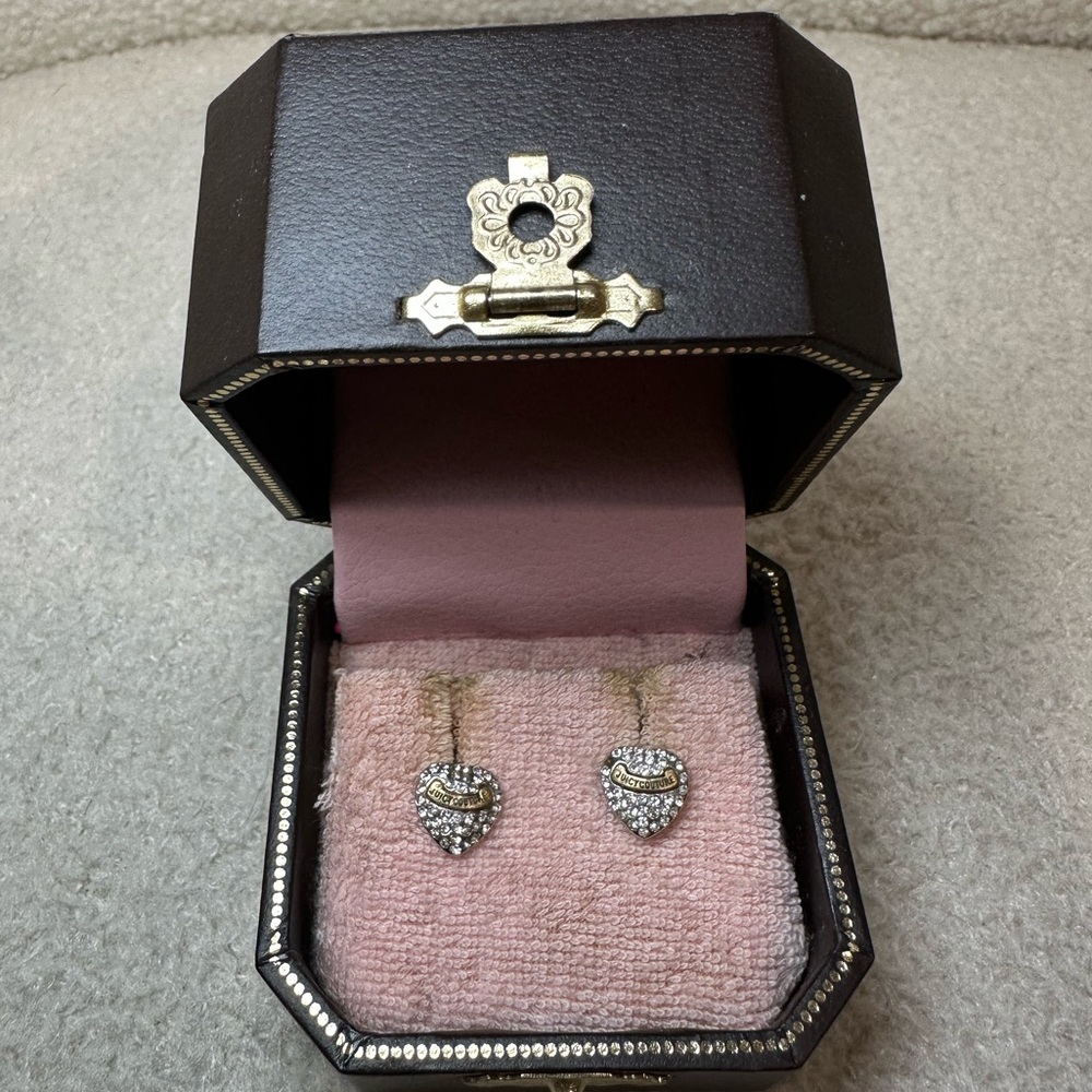 Juicy Couture Heart Studs
